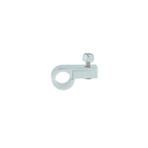 BOOST Products Single Hose P-Clamp Bracket 12,7mm (1/2") - satin silver