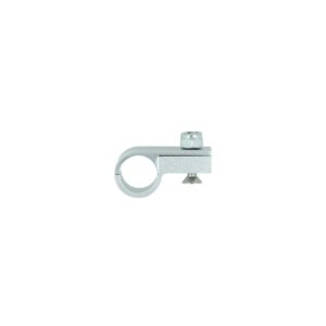 BOOST Products Single Hose P-Clamp Bracket 14,3mm (9/16") - satin silver