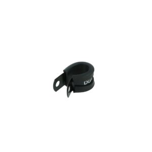 BOOST Products Cushioned Hose P-Clamp Bracket 12,7mm (1/2") - satin black