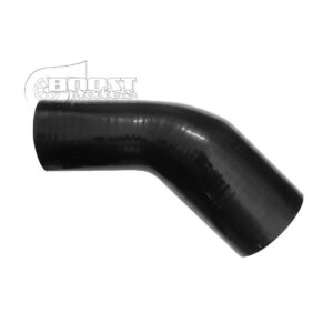 BOOST Products Silicone Transition elbow 45°, 80 - 60mm, black