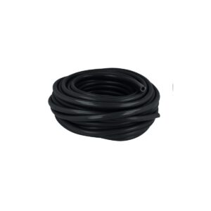 BOOST Products Silicone Vacuum Hose Reinforced 4mm (0.15") ID, Black, 25m (82ft.) Roll