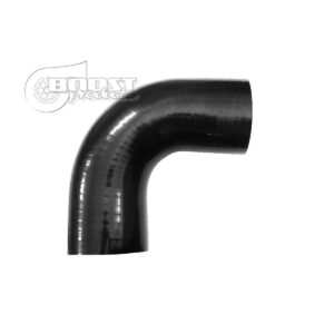BOOST Products Silicone elbow 90°, 38mm, black