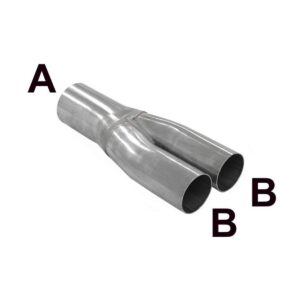 Y-Adapter 63,5mm to 51mm