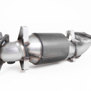 MILLTEK - SSXHO238 -  Honda-Acura Civic Type R FK8-FL5 2.0 i-VTEC 2017>2026 Cast Downpipe with HJS High Flow Sports Cat