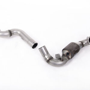 MILLTEK - SSXMZ135 - Mercedes  A-Class  A35 AMG 2.0 Turbo Saloon-Sedan / W177 Hatch Only OPF-GPF Models / CLA-Class CLA35 AMG 2.0 Turbo Coupe & Shooting Brake 2019>2026  Large Bore Downpipe and Hi-Flow Sports Cat