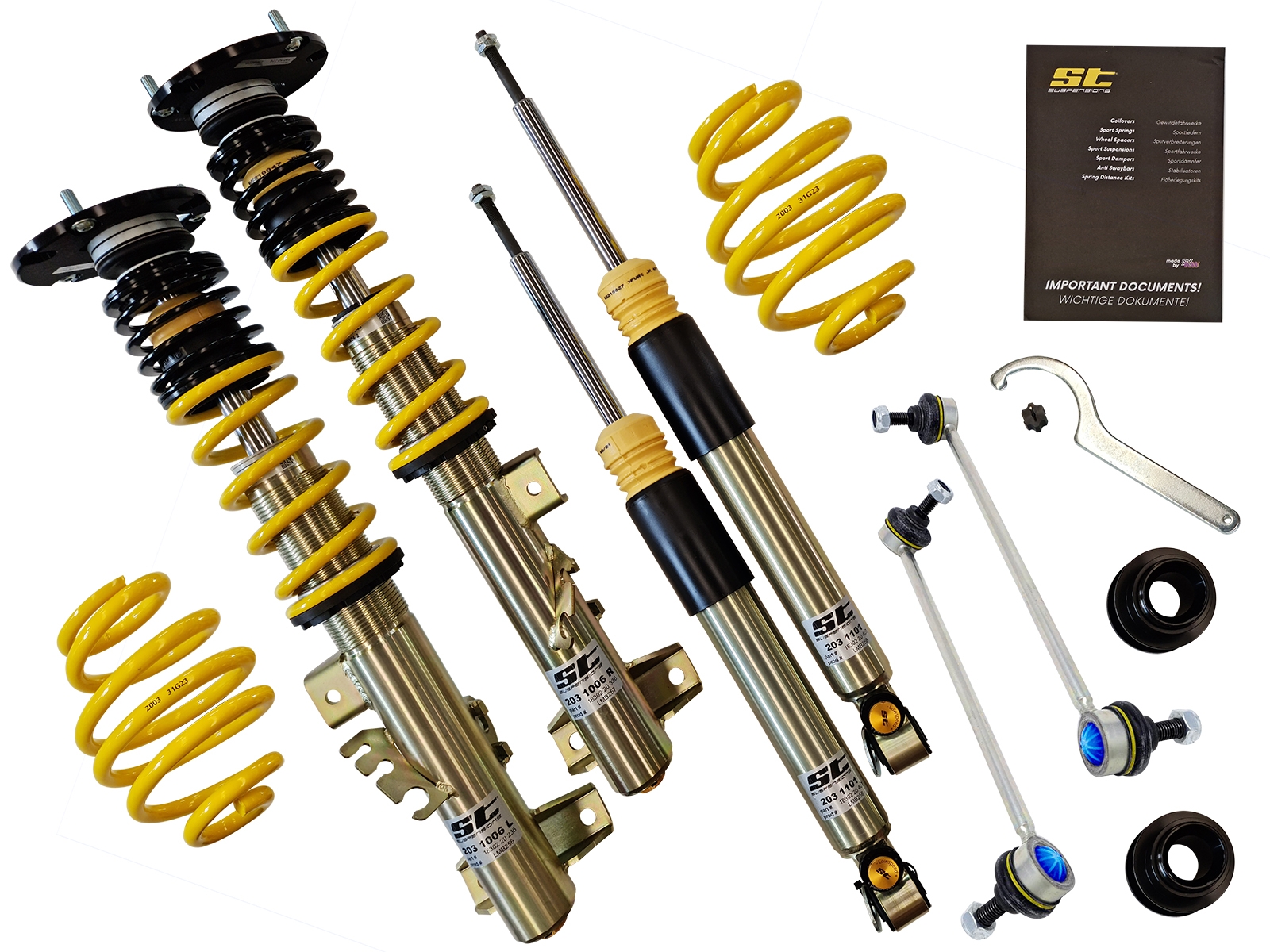 ST SUSPENSION - ST XTA PLUS 3 CON TOP MOUNTS ASSETTO REGOLABILE BMW SERIE3 E36