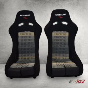 SEDILE DA RACING BRIDE LOW MAX K608 - VELVET BLACK GREY