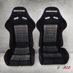 SEDILI DA RACING CUGA BRIDE - VELVET BLACK GREY