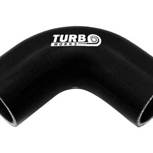TurboWorks Gomito a 90° nero