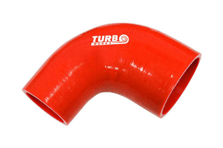 Gomito di riduzione TurboWorks rosso 90°