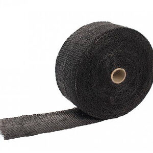 Nastro termico per scarico TurboWorks 50 mm x 2 mm nero.